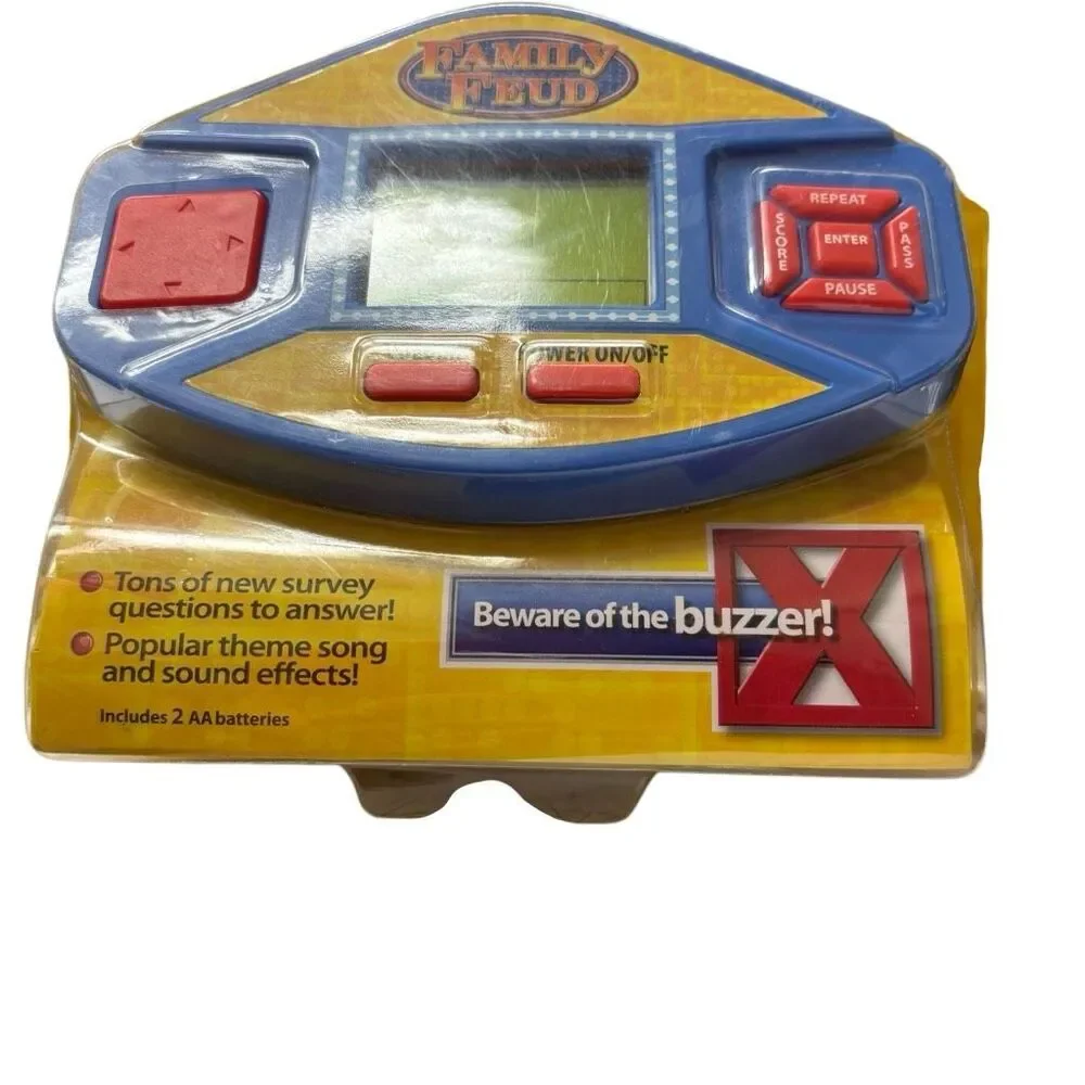 2016 Basic Fun Family Feud Handheld Electronic Game Tested Works Item 09528⁠